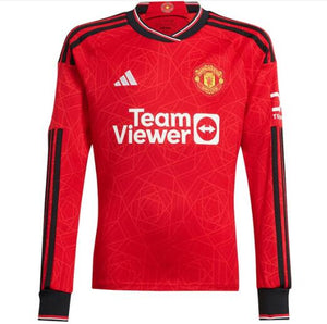 23/24 Manchester United Long sleeve Home Jersey