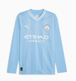 Long sleeve 23/24 Manchester City Home Jersey