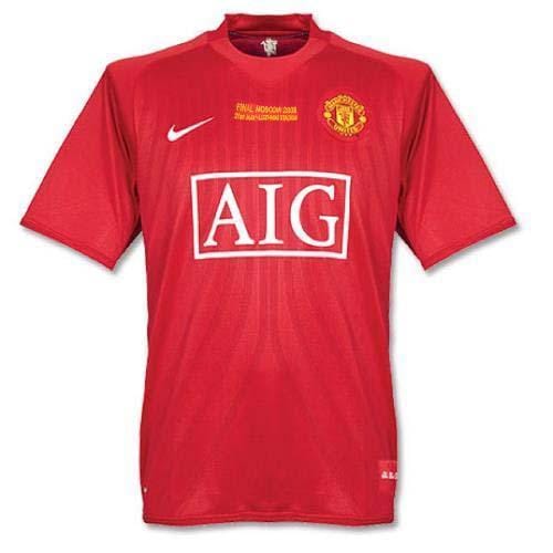 Customized 2008 Manchester United Home Jersey