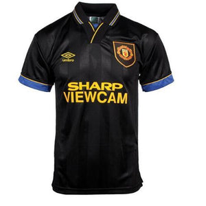 Customized 93-94 Manchester United Away Black Jersey
