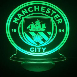 23/24 Manchester City 3D Night Light Football Club 7 Color Change LED Table Lamp