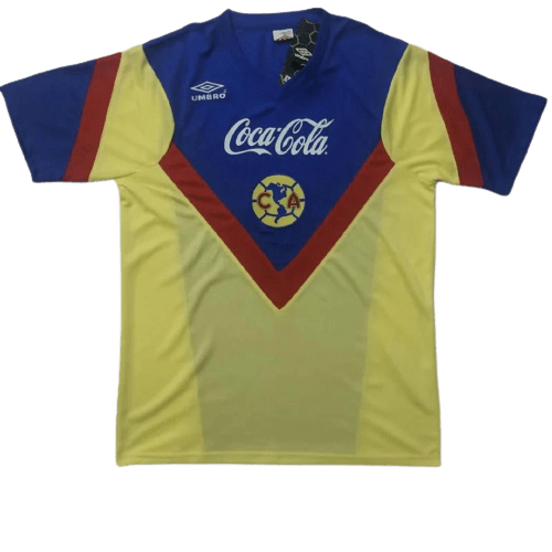 1988 Club America Home Yellow Jersey