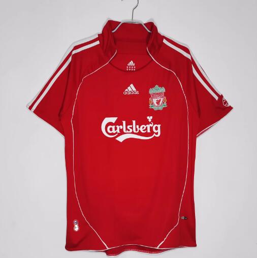 Customized 06/07  Liverpool Home Retro Jersey