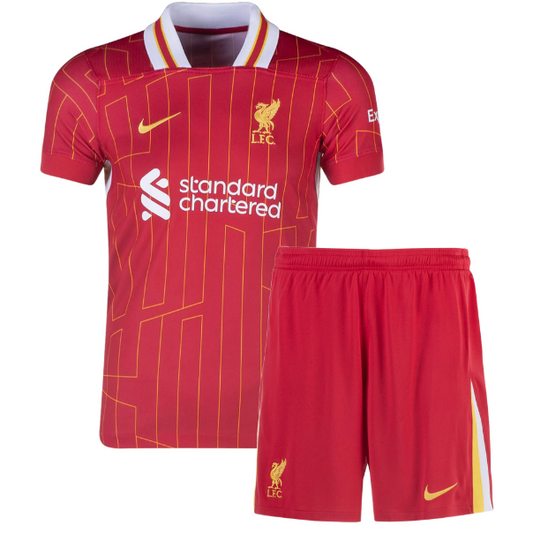 24/25 Liverpool Home Kids Soccer Kit