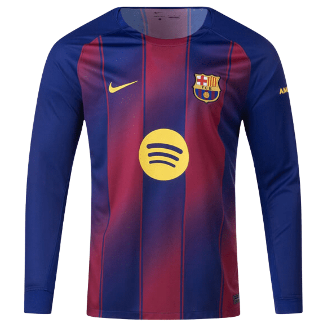 Barcelona 25/26 Long Sleeve Home Jersey