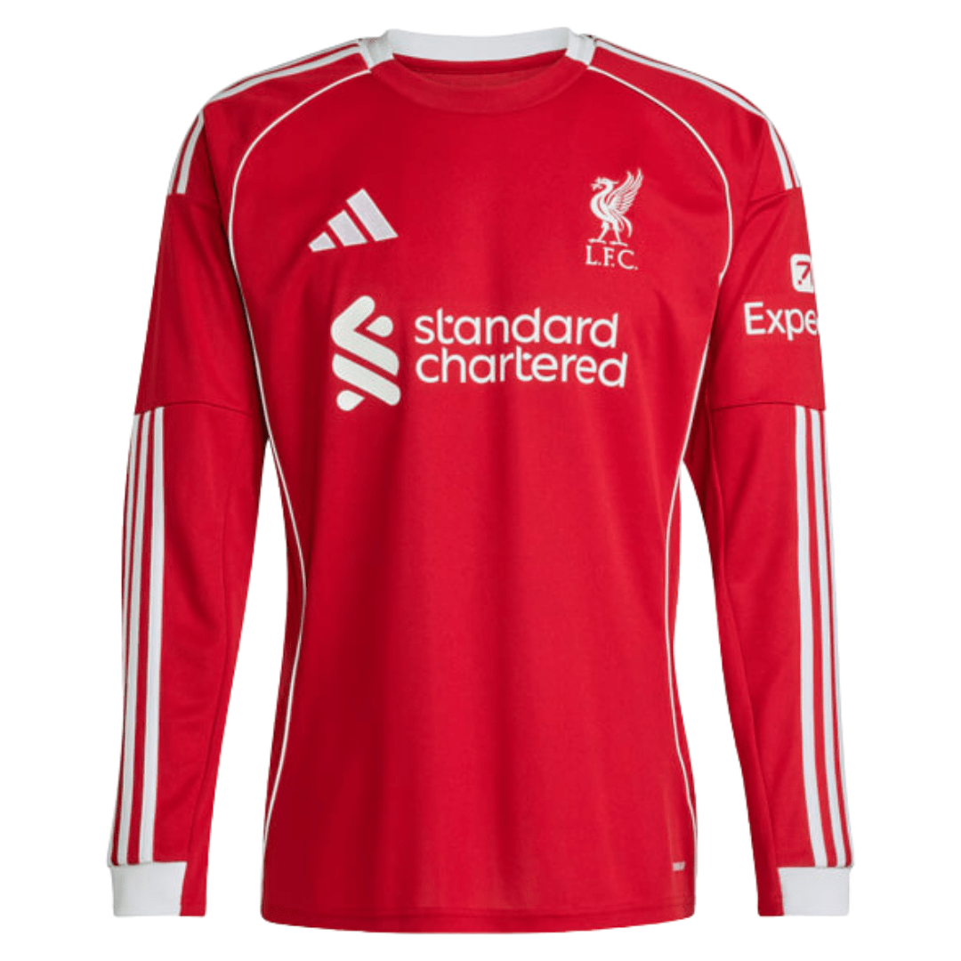 Liverpool 25/26 Long Sleeve Home Jersey