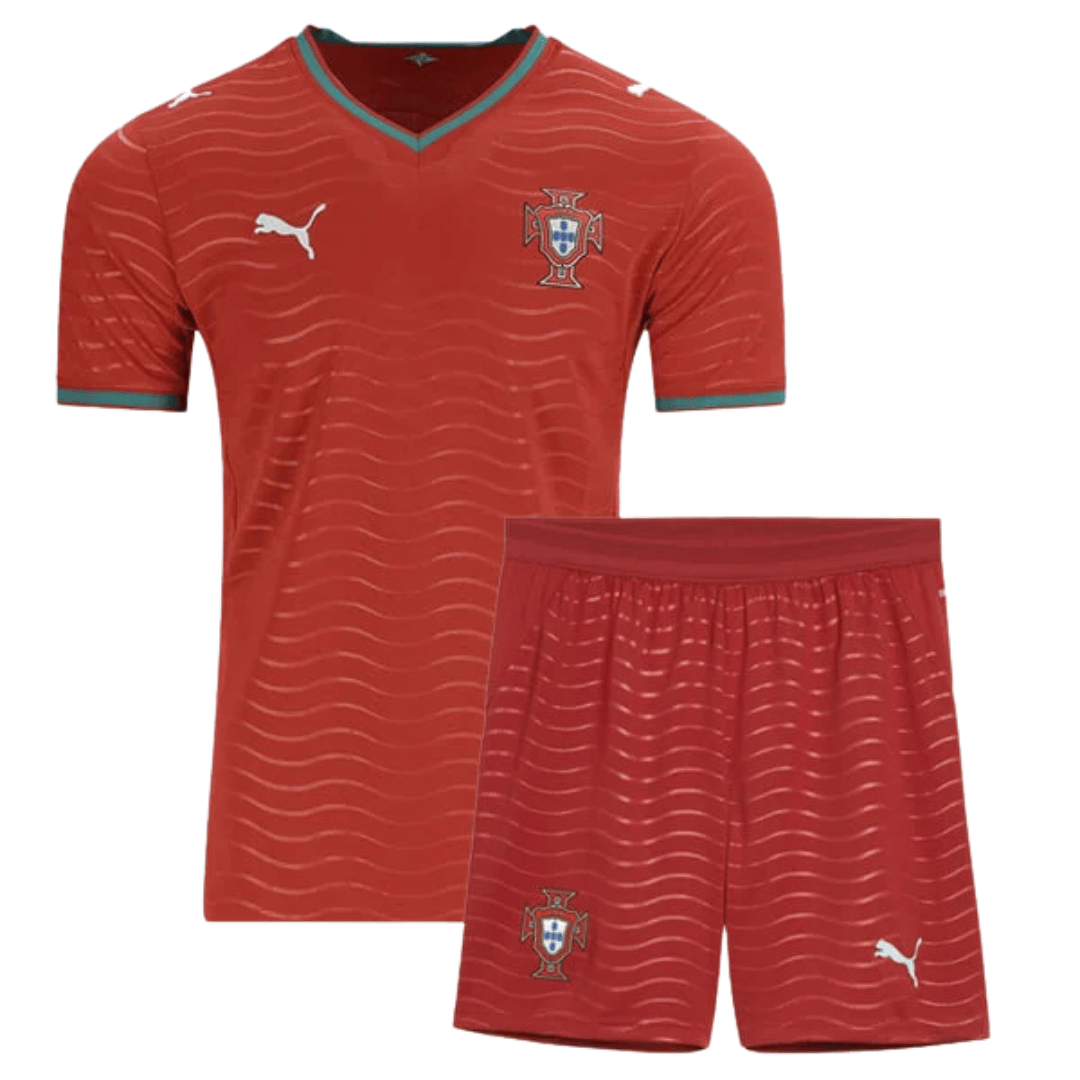 Portugal World Cup 2026 Home Kids Kit