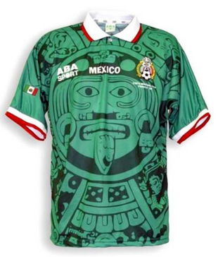 Mexico 1998 Home Men Soccer Retro Jersey