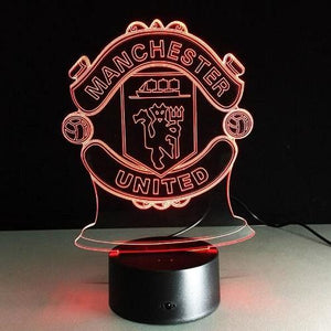 23/24 Manchester United 3D Night Light Football Club 7 Color Change LED Table Lamp