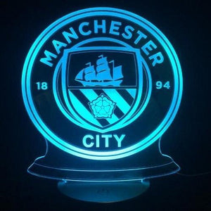 23/24 Manchester City 3D Night Light Football Club 7 Color Change LED Table Lamp