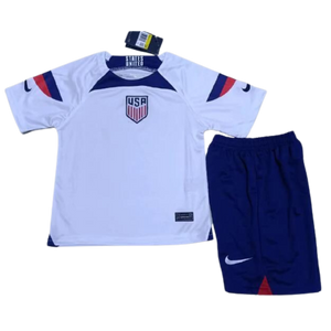 USA World Cup 2022 Home Kids Kit