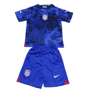 USA World Cup 2022 Away Kids Kit