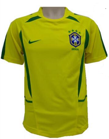 Brazil 2002 Home Retro Jersey